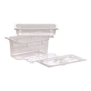 Bac Gastronorm GN1/6 200mmh polycarbonat